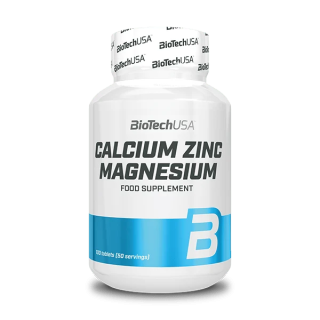 Calcium Zinc Magnesium - 100 tabletas